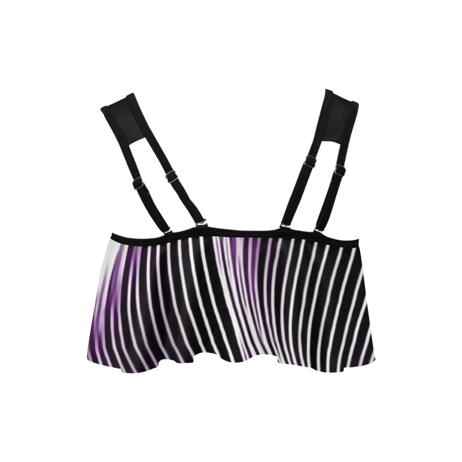 TRP Twisted Patterns 04: Weaved Metal Waves 01-01 Designer Flounce Bikini Top
