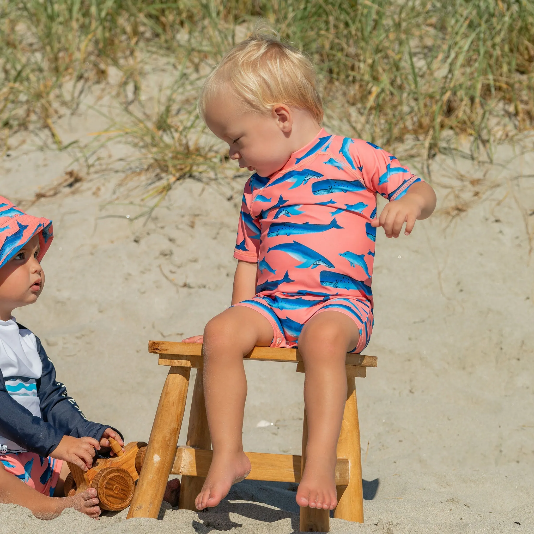 Whale Tail SS Sunsuit