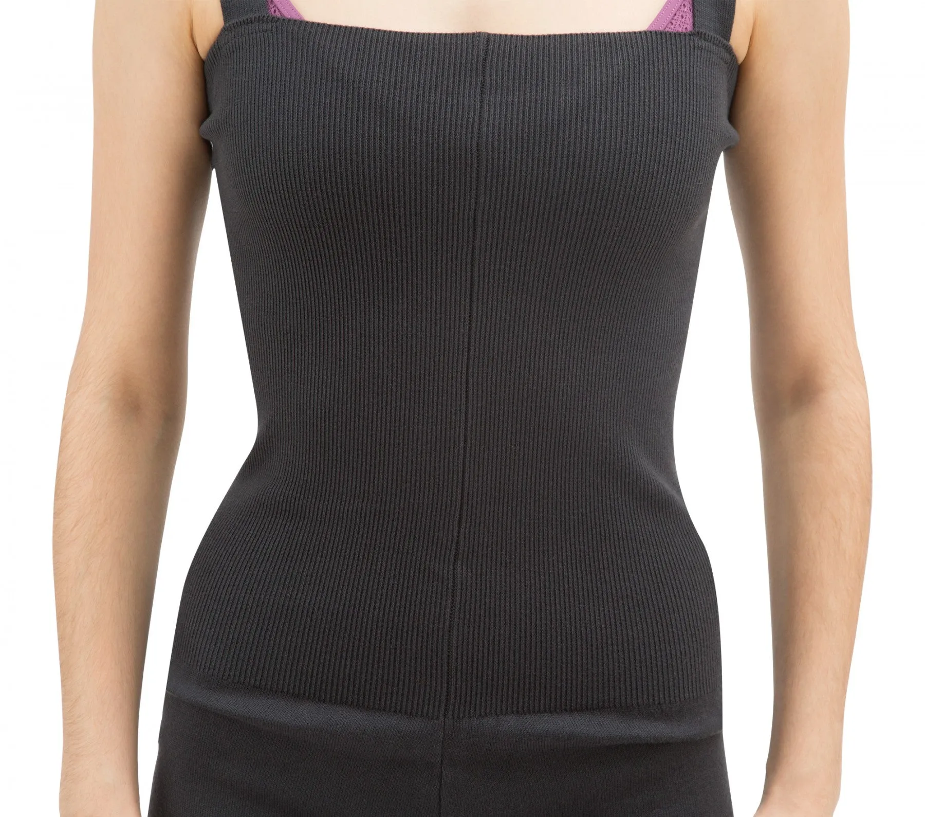 Wide strap jumpsuit