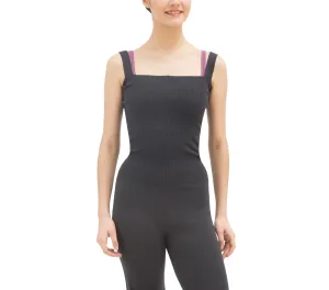 Wide strap jumpsuit