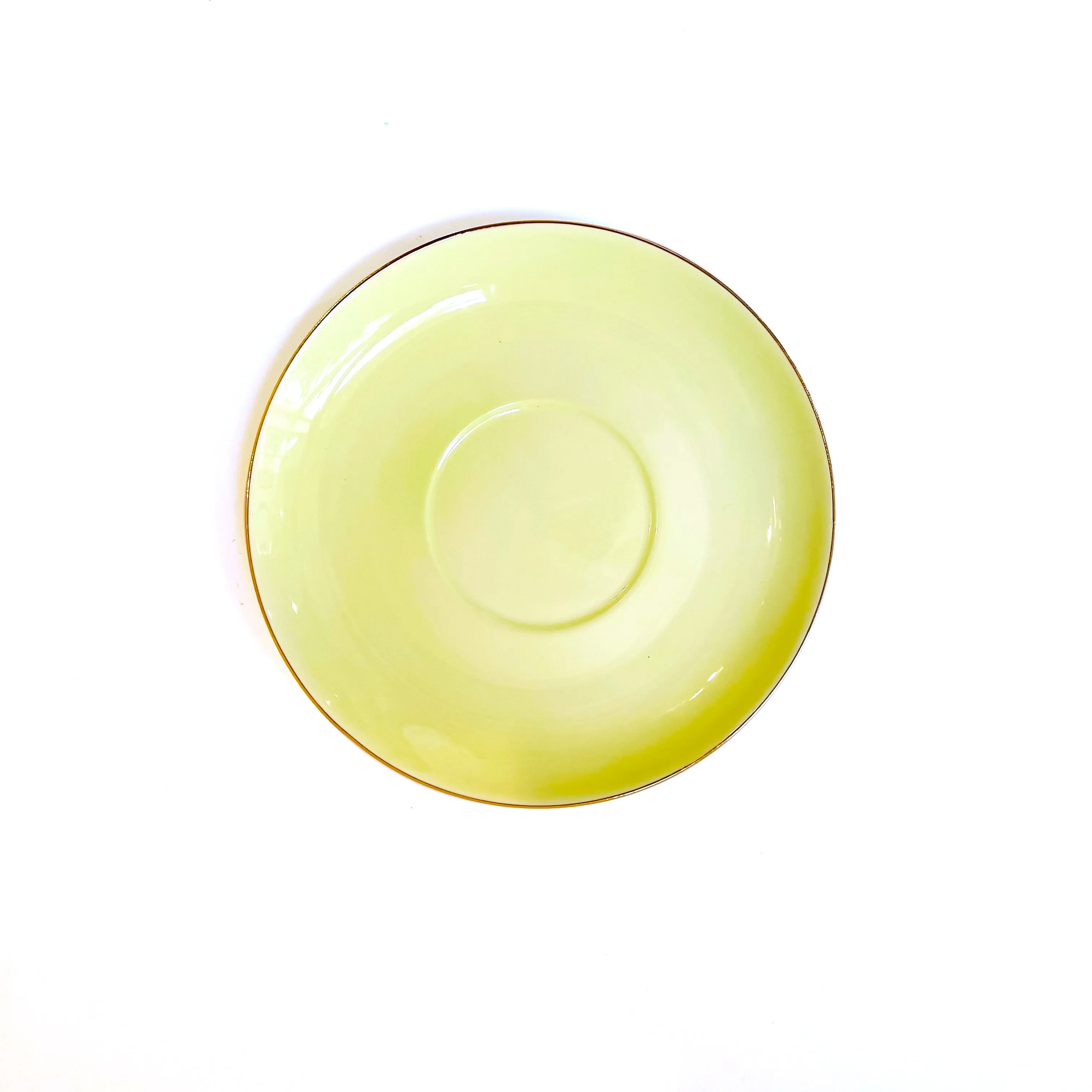XL Pale Green Teacup and Saucer