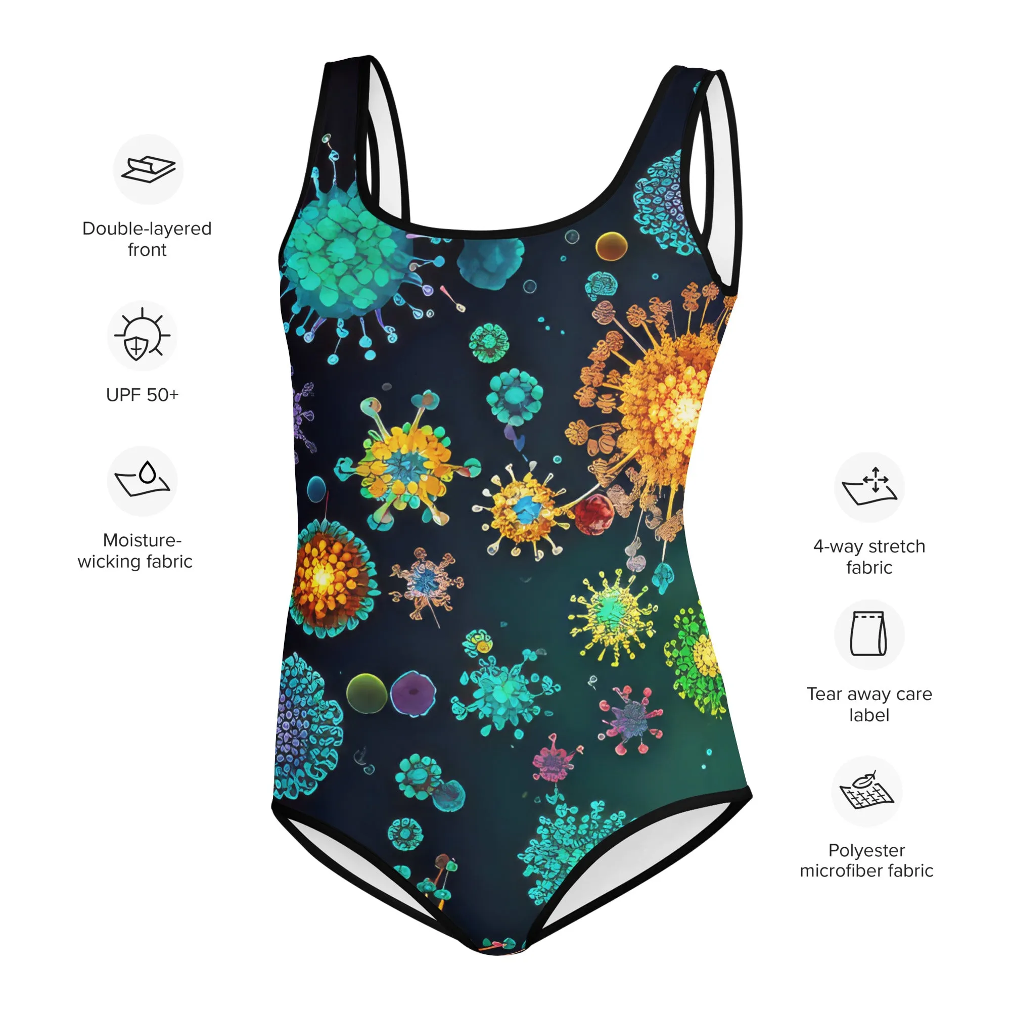 Youth Swimsuit Virus Rain