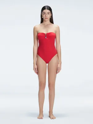 Zephyrine Red Swimsuit